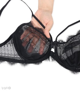 ست شورت و سوتین توری فنردار Barone بارون گلدوزی کد 345 مدل 070