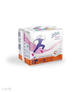 نوار بهداشتی اسپرت بالدار نازک کتان تافته - بسته 7 عددی