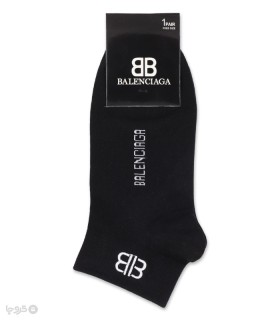 جوراب مچی مردانه کد 86503 گلدوزی طرح Balenciaga