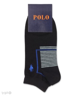 خرید جوراب مچی مردانه کد 86506 گلدوزی طرح Polo