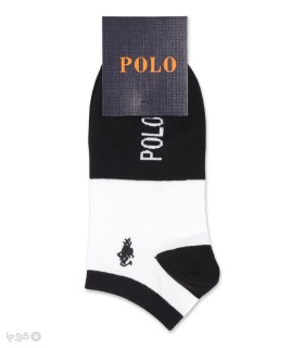 جوراب مچی مردانه کد 86510 گلدوزی طرح Polo
