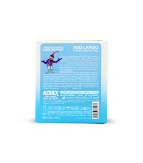 کاندوم خاردار بزرگ کننده تاخیری ناچ کدکس Nach Kodex مدل Red Largo - بسته 3 عددی