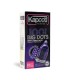 کاندوم خاردار تحریک کننده کاپوت Kapoot مدل 1001 Big Dots - بسته 10 عددی