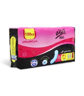 پد‌ بی اختیاری بانوان تافته مناسب برای نشتی شدید - بسته 5 عددی