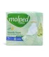 نوار بهداشتی بالدار خیلی نازک مشبک مولپد Molped مدل Ultra آلوئه ورا خیلی بزرگ کد 421 - بسته 7 عددی
